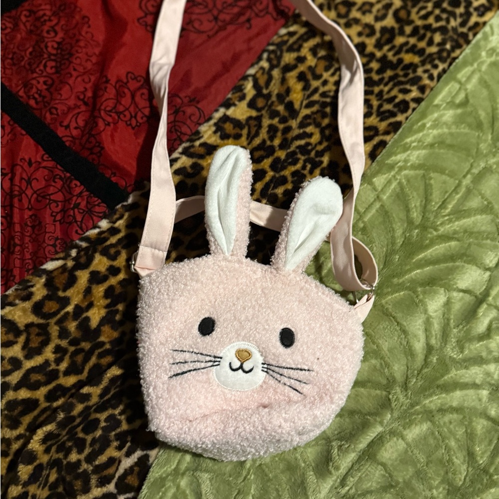 Charming Pink Bunny Kids Bag